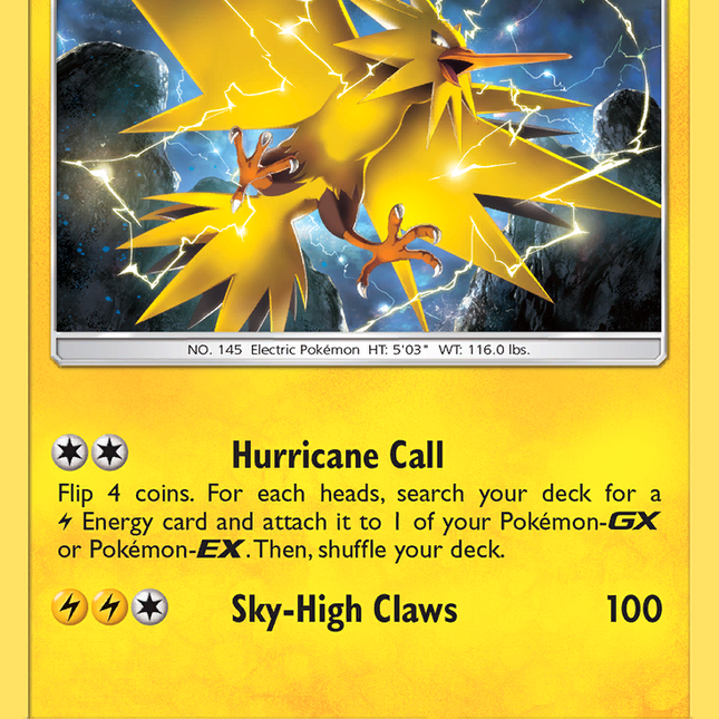 Zapdos (24/68) [Sun & Moon: Hidden Fates]