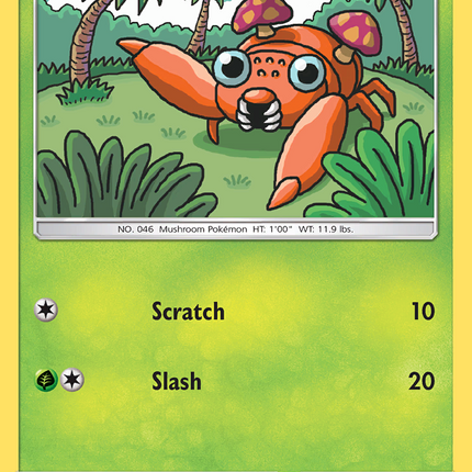 paras pokemon card #46 Topps TV Pokmon Animation Edition Colorless Absorb (20) Heal 10 damage from this Pokmon Pokmon Card Game CLF 004/032