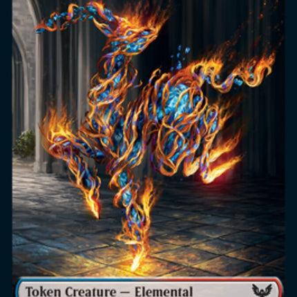Drake // Elemental (002) Double-Sided Token [Commander 2021 Tokens]
