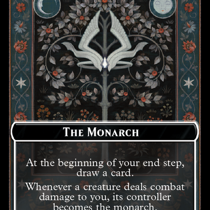 The Monarch // Treasure Double-Sided Token [The Lord of the Rings: Tales of Middle-Earth Commander Tokens]