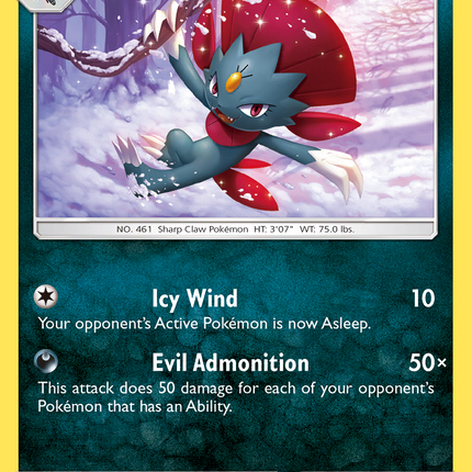 Weavile (74/156) [Sun & Moon: Ultra Prism]