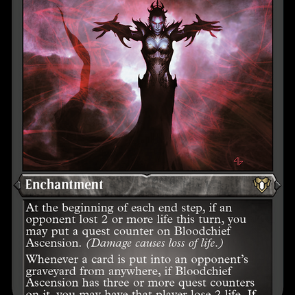Bloodchief Ascension (Foil Etched) [Commander Masters]
