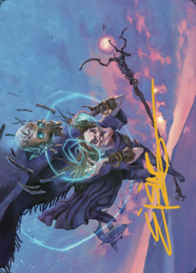 gold stamped art cards mtg Final Fantasy Series Complete Signature #1-53 Card Set NM/M Card Rarity Zur, Eternal Schemer Art Card