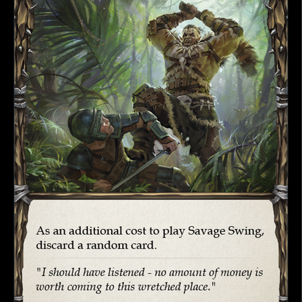 Savage Swing (Yellow) [U-WTR021] (Welcome to Rathe Unlimited)  Unlimited Normal