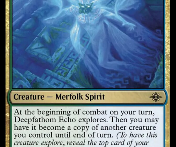mtg echo cards Deepfathom [The Lost Caverns of Ixalan] – TokenMTG put a +1/+1 counter on this creature Echo of Eons (FOIL) -