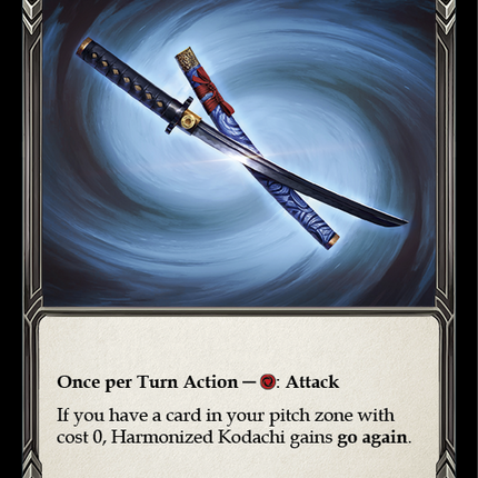 Harmonized Kodachi [CRU049] (Crucible of War)  1st Edition Normal