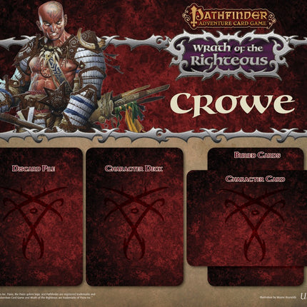 Ultra PRO: Playmat - Pathfinder (4 Wrath of the Righteous Expansion Deck Mats)