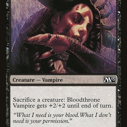 Bloodthrone Vampire [Magic 2013]