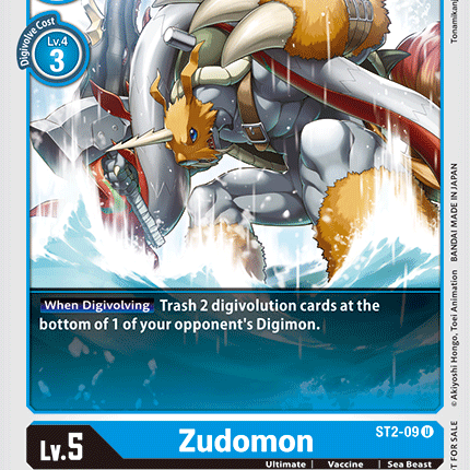 Zudomon [ST2-09] (Alternate Art) [Starter Deck: Cocytus Blue Promos]