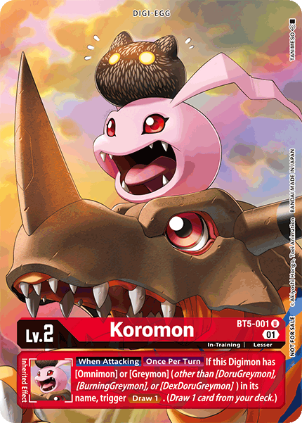 Koromon [BT5-001] (Premier Event) [Battle of Omni Promos] – TokenMTG