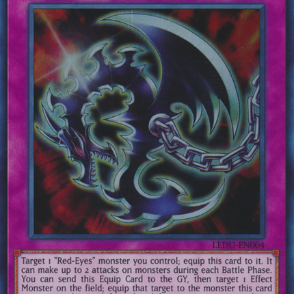Red-Eyes Fang with Chain [LEDU-EN004] Ultra Rare