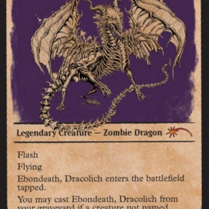 Ebondeath, Dracolich (Showcase) [Secret Lair Drop Series]