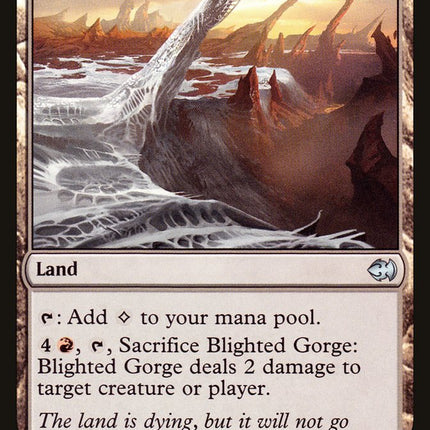 Blighted Gorge [Duel Decks: Merfolk vs. Goblins]