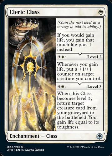 MTG Cleric Class Card – Forgotten Realms – Near Mint Condition!