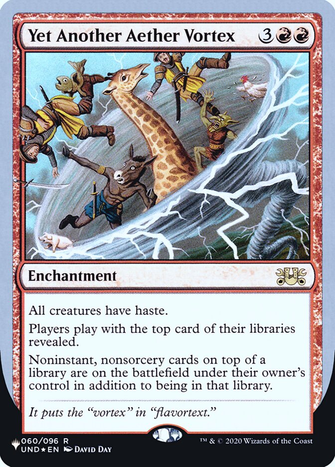 Yet Another Aether Vortex (Unfinity Foil Edition) [The List] – TokenMTG