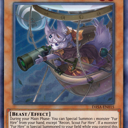 Recon, Scout Fur Hire [DASA-EN015] Super Rare