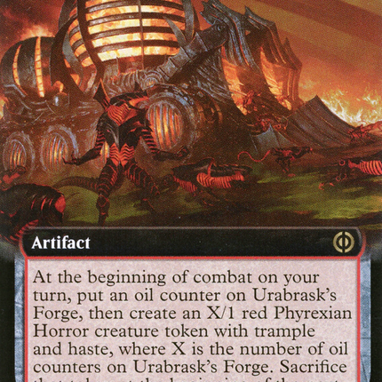mtg lord of the rings collector cards Chiss-Goria, Forge Tyrant [#035 Extended Art] (ONC-M) main image 0