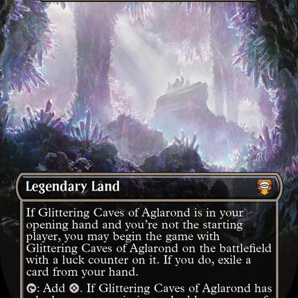 Glittering Caves of Aglarond - Gemstone Caverns (Surge Foil Realms and Relics) [The Lord of the Rings: Tales of Middle-Earth Commander]