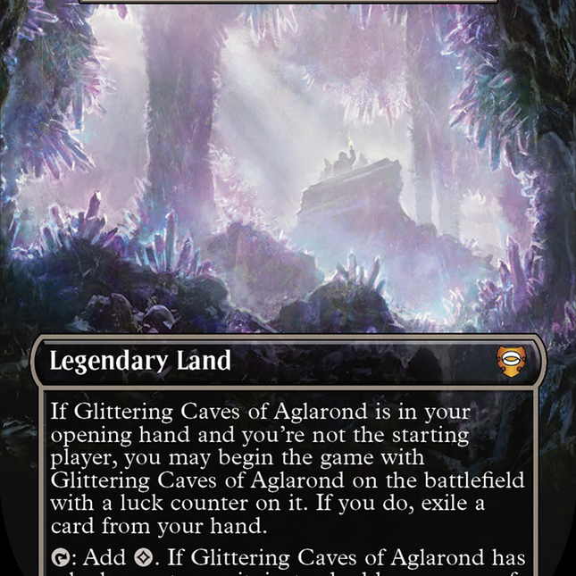 Glittering Caves of Aglarond - Gemstone Caverns (Surge Foil Realms and Relics) [The Lord of the Rings: Tales of Middle-Earth Commander]