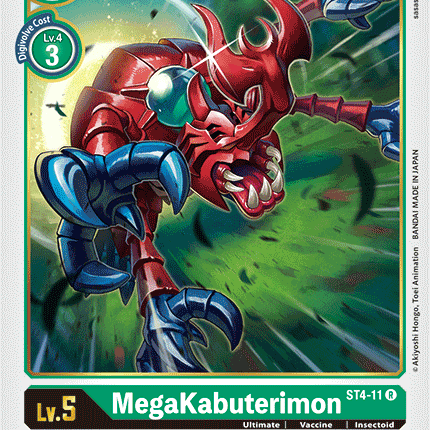 MegaKabuterimon [ST4-11] [Starter Deck: Giga Green]