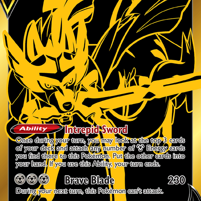 Zacian V (SWSH076) [Sword & Shield: Black Star Promos]