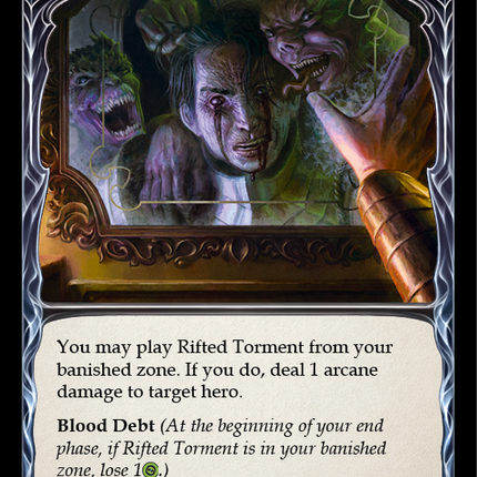 Rifted Torment (Yellow) [U-MON178-RF] (Monarch Unlimited)  Unlimited Rainbow Foil
