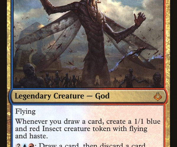 The Locust God – Magic: The Gathering Commander 2020 – Mythic Multicolored  Creature – Near Mint
