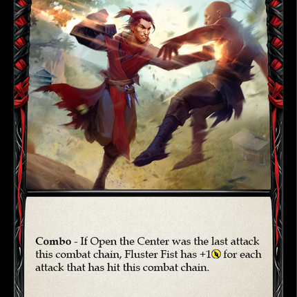 Fluster Fist (Red) [KAT011] (Outsiders Katsu Blitz Deck)