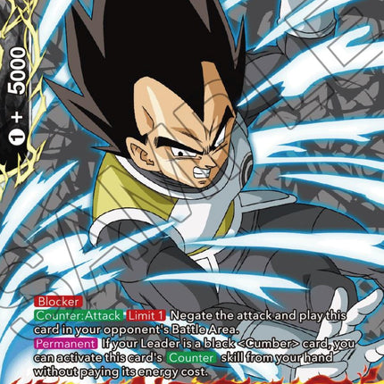 Vegeta, Against All Odds (Silver Foil) (BT20-123) [Power Absorbed]