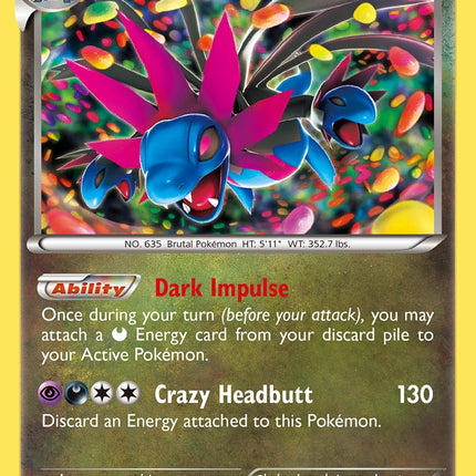 Hydreigon (74/119) (Cosmos Holo) (Blister Exclusive) [XY: Phantom Forces]