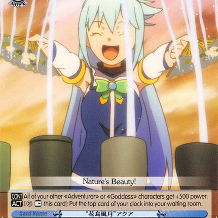 "Nature's Beauty" Aqua (KS/W49-E091 C) [KonoSuba]
