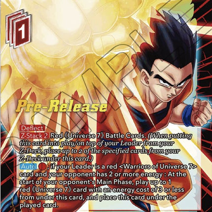 Son Gohan, Daring Onslaught (BT20-004) [Power Absorbed Prerelease Promos]