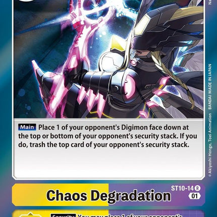 Chaos Degradation [ST10-14] [Starter Deck: Parallel World Tactician]