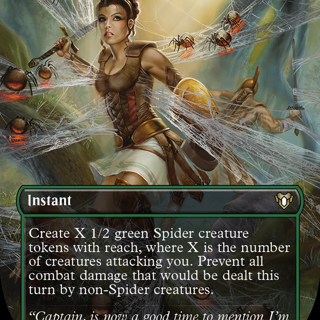 Arachnogenesis (Borderless Alternate Art) [Commander Masters]