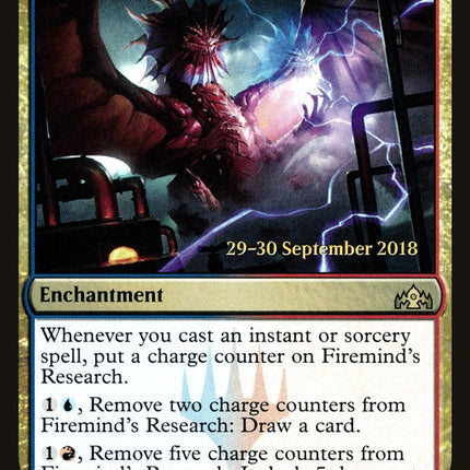 Firemind's Research [Guilds of Ravnica Prerelease Promos]