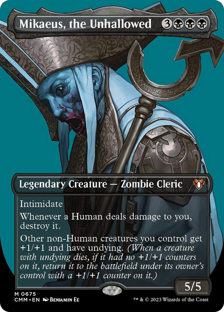 Mikaeus, the Unhallowed (Borderless Profile) [Commander Masters] – TokenMTG