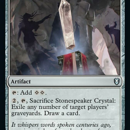 Stonespeaker Crystal [Commander Legends: Battle for Baldur's Gate]