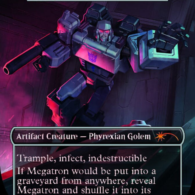 Blightsteel Colossus - Megatron (Borderless) [Secret Lair Drop Series]