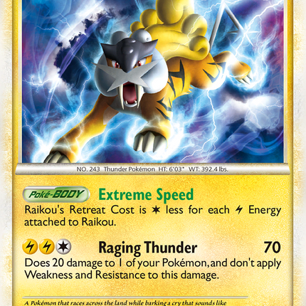 Raikou (SL9) [HeartGold & SoulSilver: Call of Legends]