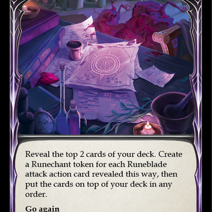 Sutcliffe's Research Notes (Yellow) [CRU155] (Crucible of War)  1st Edition Rainbow Foil