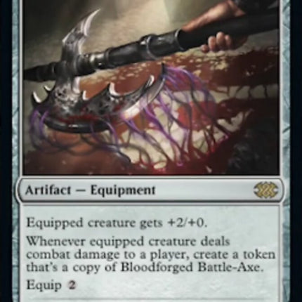 Bloodforged Battle-Axe [Double Masters 2022]