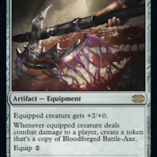 Bloodforged Battle-Axe [Double Masters 2022]