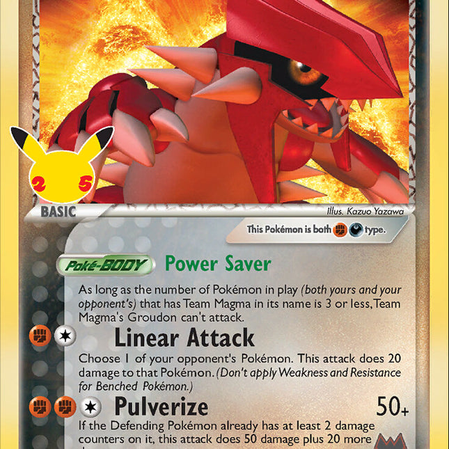 Team Magma's Groudon (9/95) [Celebrations: 25th Anniversary - Classic Collection]