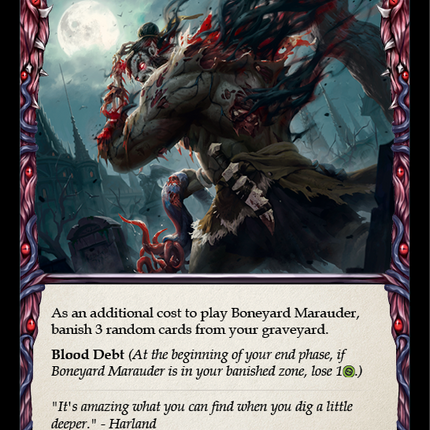 Boneyard Marauder [LEV018] (Monarch Levia Blitz Deck)