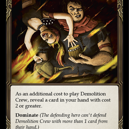 Demolition Crew (Red) [U-WTR179] (Welcome to Rathe Unlimited)  Unlimited Normal