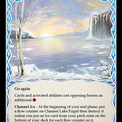 Channel Lake Frigid [ELE146] (Tales of Aria)  1st Edition Rainbow Foil
