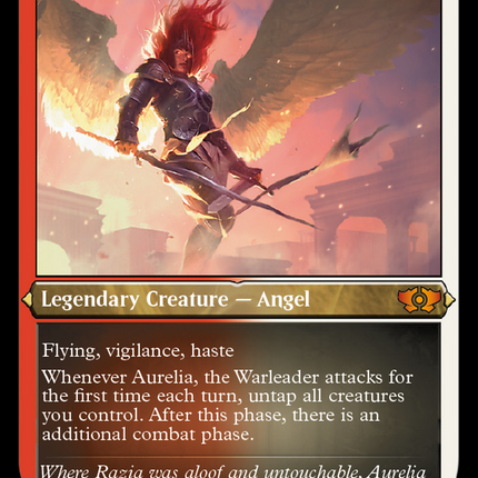 Aurelia, the Warleader (Foil Etched) [Multiverse Legends]
