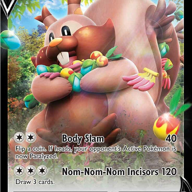 greedent v pokemon card value Greedent V 053/072 Holo Foil Shining Fates Pokemon Card NM/M