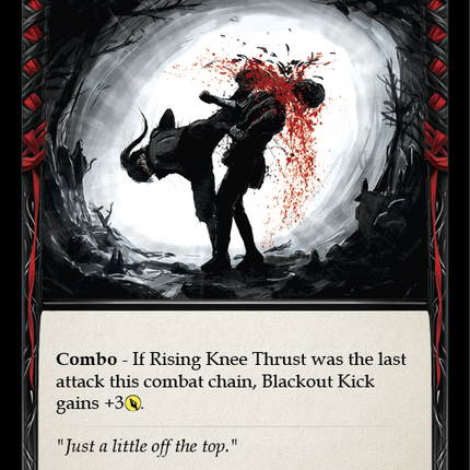 Blackout Kick (Blue) [U-WTR091] (Welcome to Rathe Unlimited)  Unlimited Rainbow Foil