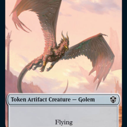 Golem // Thopter Token (025/030) [Commander 2021 Tokens]